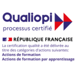 logo qualiopi avec action de formation